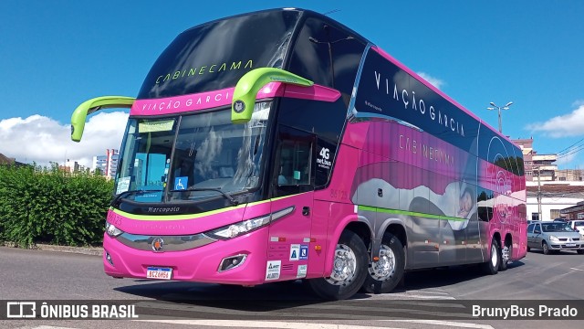 Viação Garcia 86125 na cidade de Ponta Grossa, Paraná, Brasil, por BrunyBus Prado. ID da foto: 10706047.