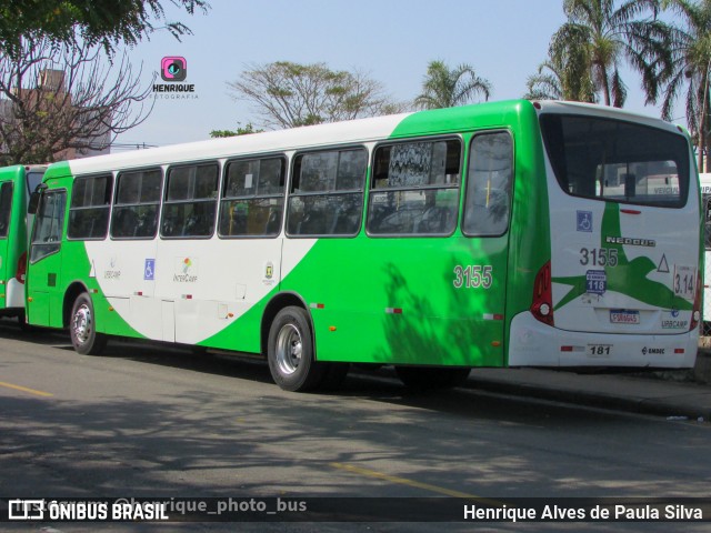 VB Transportes e Turismo 3155 na cidade de Campinas, São Paulo, Brasil, por Henrique Alves de Paula Silva. ID da foto: 10706537.