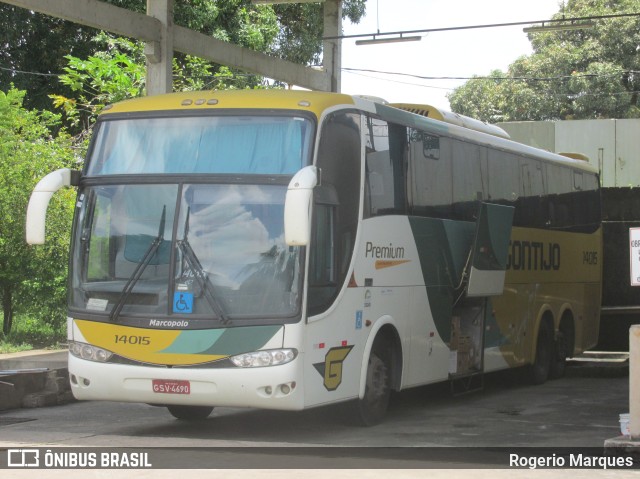 Empresa Gontijo de Transportes 14015 na cidade de Recife, Pernambuco, Brasil, por Rogerio Marques. ID da foto: 10706574.