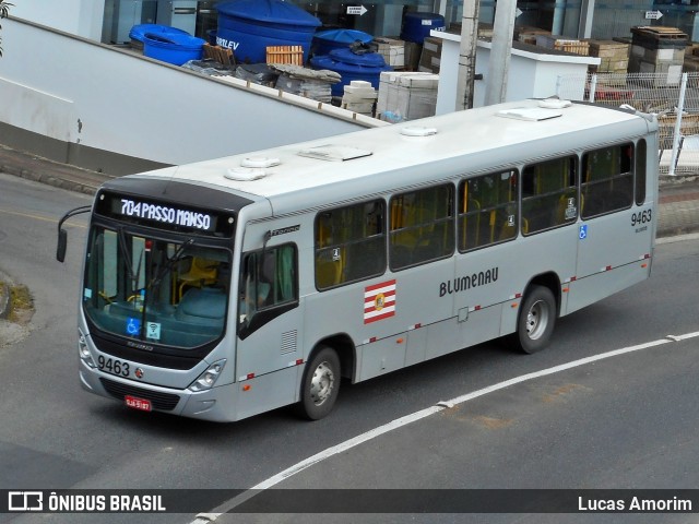 BluMob - Concessionária de Transporte Urbano de Blumenau 9463 na cidade de Blumenau, Santa Catarina, Brasil, por Lucas Amorim. Número da foto: #10702945.