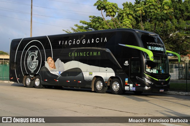 Viação Garcia 86059 na cidade de São Paulo, São Paulo, Brasil, por Moaccir  Francisco Barboza. Número da foto: #10704417.