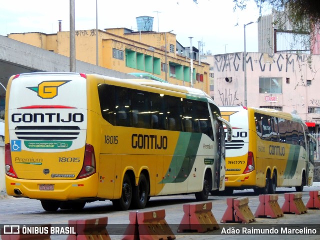 Empresa Gontijo de Transportes 18015 na cidade de Belo Horizonte, Minas Gerais, Brasil, por Adão Raimundo Marcelino. ID da foto: 10706597.