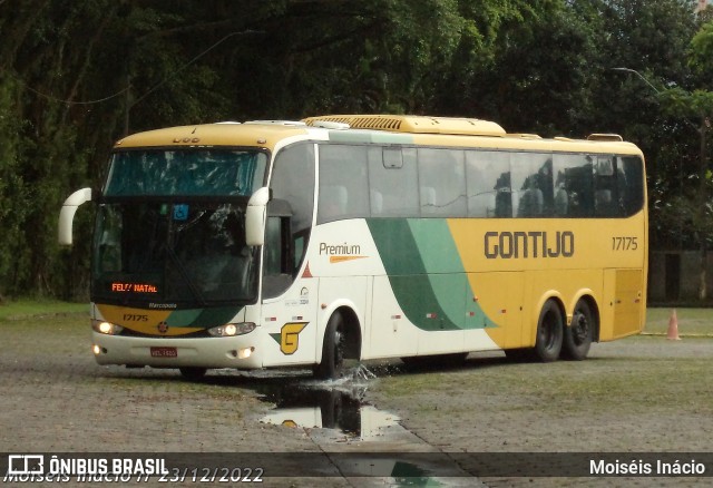 Empresa Gontijo de Transportes 17175 na cidade de Cubatão, São Paulo, Brasil, por Moiséis Inácio. ID da foto: 10704721.