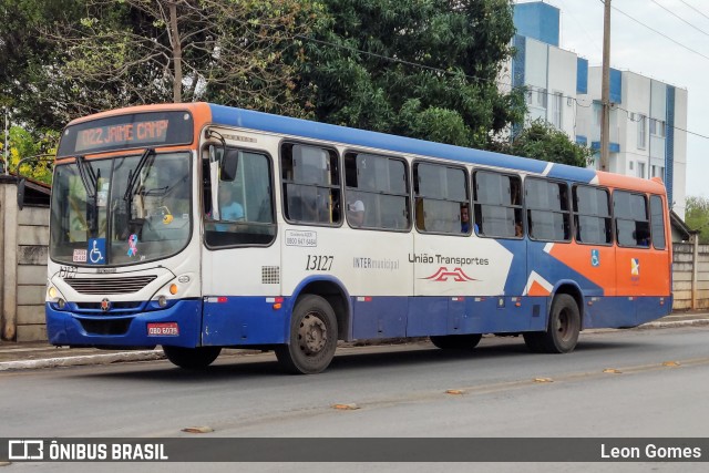 União Transportes 13127 na cidade de Várzea Grande, Mato Grosso, Brasil, por Leon Gomes. ID da foto: 10703077.