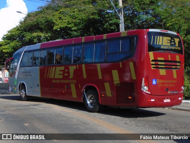 EBT - Expresso Biagini Transportes 4993 na cidade de Três Corações, Minas Gerais, Brasil, por Fábio Mateus Tibúrcio. ID da foto: 10706393.