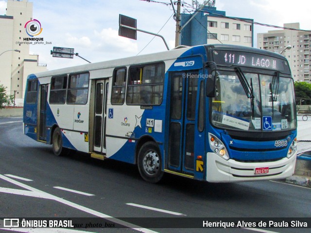 Onicamp Transporte Coletivo 4886 na cidade de Campinas, São Paulo, Brasil, por Henrique Alves de Paula Silva. Número da foto: #10706057.
