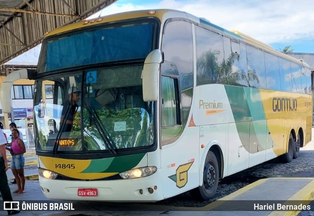 Empresa Gontijo de Transportes 14845 na cidade de Campos dos Goytacazes, Rio de Janeiro, Brasil, por Hariel Bernades. Número da foto: #10704003.