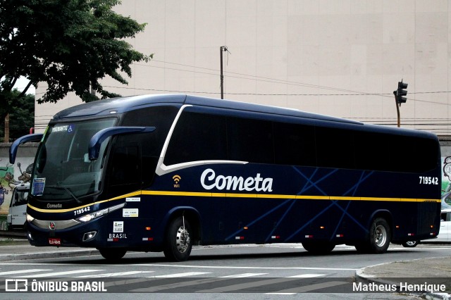 Viação Cometa 719542 na cidade de São Paulo, São Paulo, Brasil, por Matheus Henrique. ID da foto: 10703456.