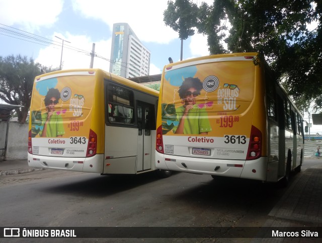 Coletivo Transportes 3613 na cidade de Caruaru, Pernambuco, Brasil, por Marcos Silva. Número da foto: #10706018.