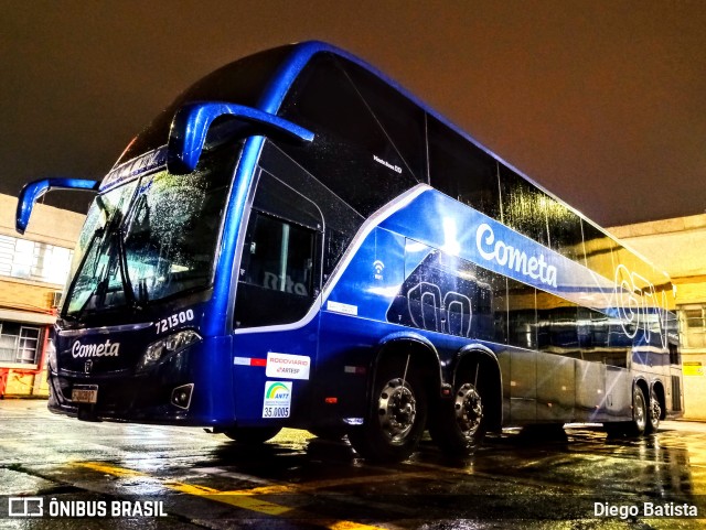 Viação Cometa 721300 na cidade de São Paulo, São Paulo, Brasil, por Diego Batista. ID da foto: 10704880.