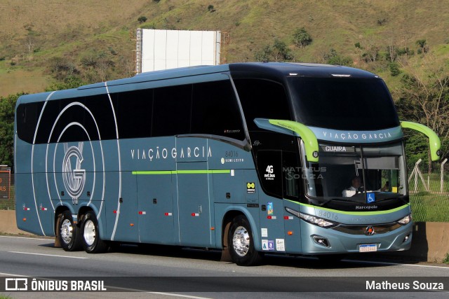 Viação Garcia 84016 na cidade de Aparecida, São Paulo, Brasil, por Matheus Souza. ID da foto: 10706784.