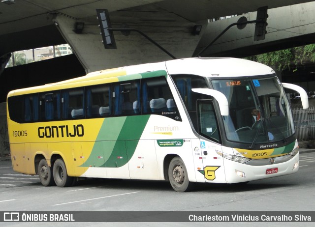 Empresa Gontijo de Transportes 19005 na cidade de Belo Horizonte, Minas Gerais, Brasil, por Charlestom Vinicius Carvalho Silva. ID da foto: 10709705.