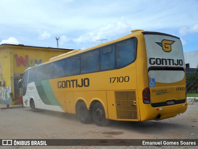 Empresa Gontijo de Transportes 17100 na cidade de Bayeux, Paraíba, Brasil, por Emanuel Gomes Soares. Número da foto: #10709022.
