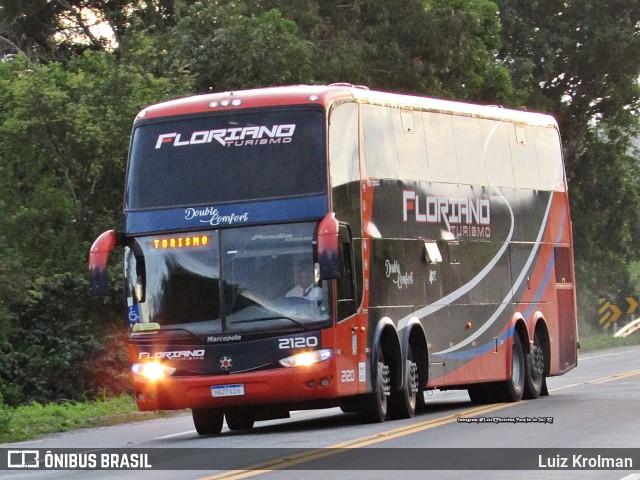 Floriano Turismo 2120 na cidade de Paraíba do Sul, Rio de Janeiro, Brasil, por Luiz Krolman. Número da foto: #10708435.
