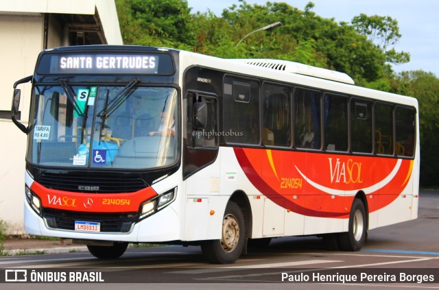 ViaSol Transportes Rodoviários 214054 na cidade de Rio Claro, São Paulo, Brasil, por Paulo Henrique Pereira Borges. Número da foto: #10709492.