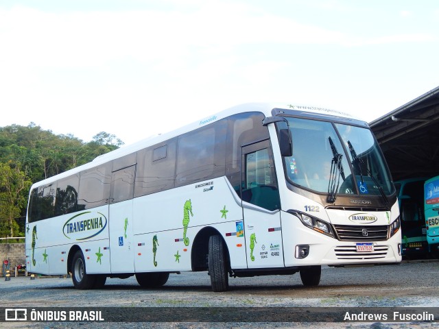 Coletivo Transpenha 1122 na cidade de Penha, Santa Catarina, Brasil, por Andrews  Fuscolin. ID da foto: 10710827.