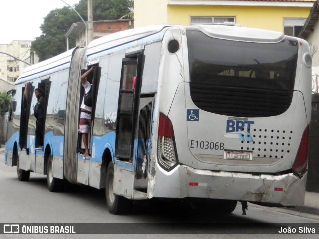 Mobi Rio E10306B na cidade de Rio de Janeiro, Rio de Janeiro, Brasil, por João Silva. Número da foto: #10709491.