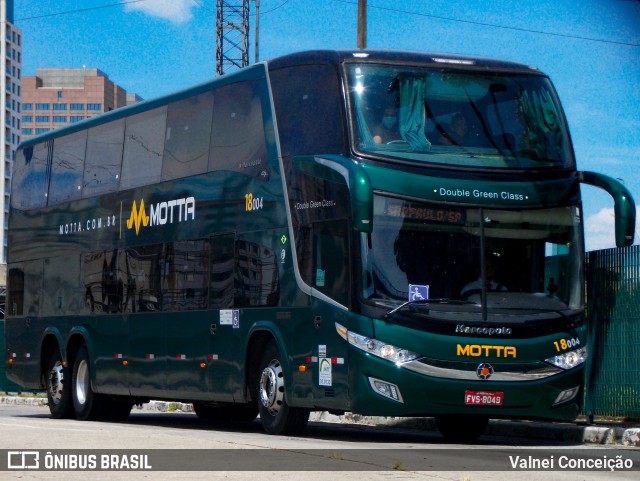 Viação Motta 18004 na cidade de São Paulo, São Paulo, Brasil, por Valnei Conceição. Número da foto: #10707001.