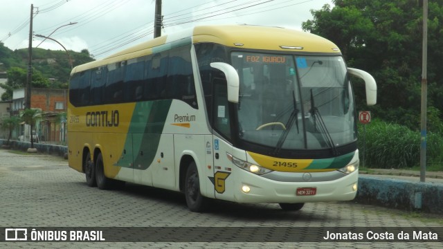 Empresa Gontijo de Transportes 21455 na cidade de Coronel Fabriciano, Minas Gerais, Brasil, por Jonatas Costa da Mata. Número da foto: #10709114.