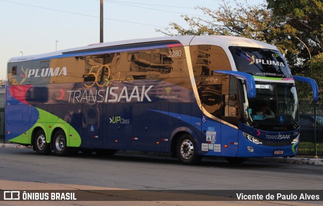 Trans Isaak Turismo 2280 na cidade de São Paulo, São Paulo, Brasil, por Vicente de Paulo Alves. Número da foto: #10708013.