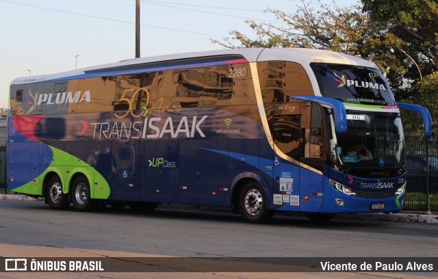 Trans Isaak Turismo 2280 na cidade de São Paulo, São Paulo, Brasil, por Vicente de Paulo Alves. ID da foto: 10708013.