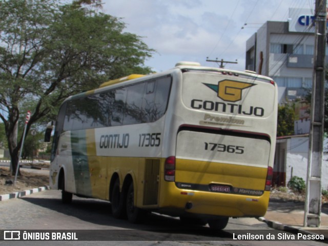 Empresa Gontijo de Transportes 17365 na cidade de Caruaru, Pernambuco, Brasil, por Lenilson da Silva Pessoa. ID da foto: 10707444.