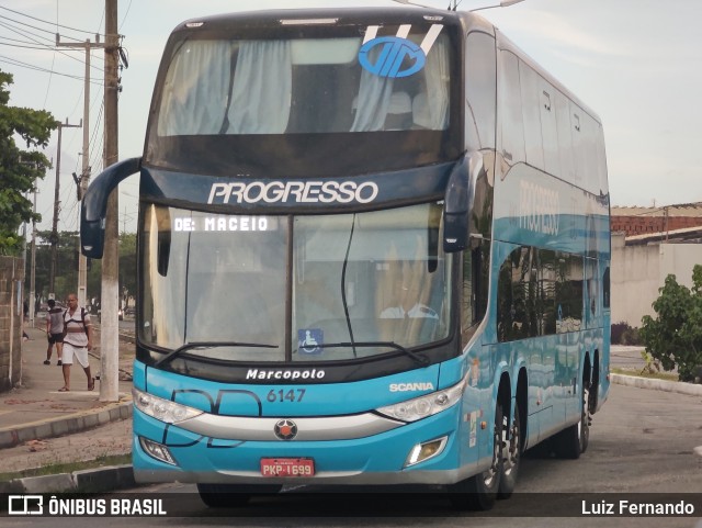 Auto Viação Progresso 6147 na cidade de Maceió, Alagoas, Brasil, por Luiz Fernando. Número da foto: #10708297.