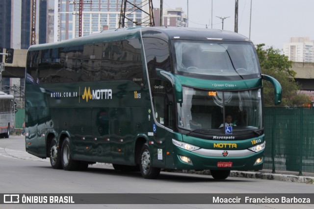 Viação Motta 18015 na cidade de São Paulo, São Paulo, Brasil, por Moaccir  Francisco Barboza. ID da foto: 10709496.