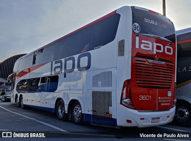 Viação Santana Iapó 3601 na cidade de Aparecida, São Paulo, Brasil, por Vicente de Paulo Alves. Número da foto: #10710656.