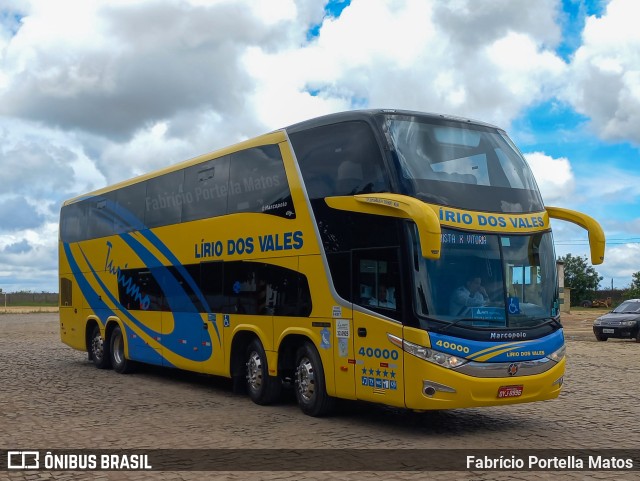 Viação Lírio dos Vales 40000 na cidade de Vitória da Conquista, Bahia, Brasil, por Fabrício Portella Matos. Número da foto: #10710736.