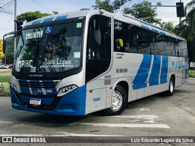 Viação Mauá RJ 185.069 na cidade de Niterói, Rio de Janeiro, Brasil, por Luiz Eduardo Lopes da Silva. Número da foto: #10708803.