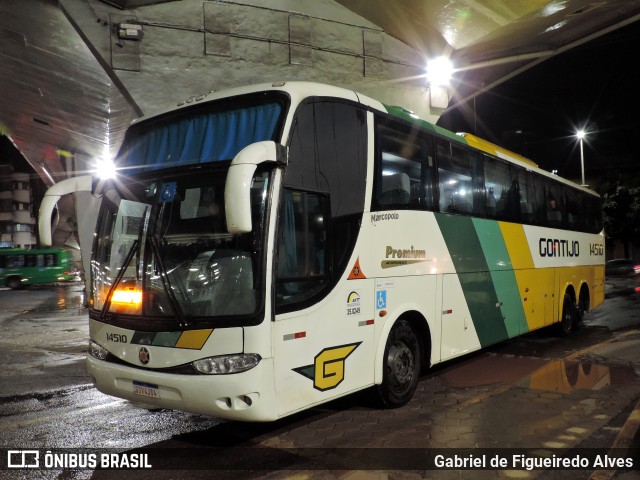 Empresa Gontijo de Transportes 14510 na cidade de Belo Horizonte, Minas Gerais, Brasil, por Gabriel de Figueiredo Alves. ID da foto: 10710524.