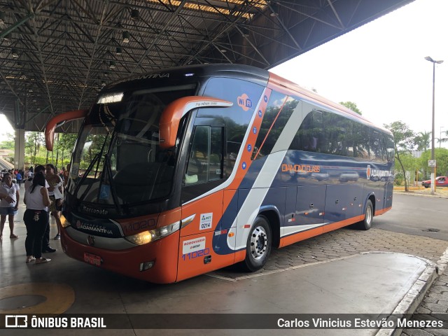 Expresso Adamantina 11020 na cidade de Bauru, São Paulo, Brasil, por Carlos Vinicius Estevão Menezes. ID da foto: 10708390.