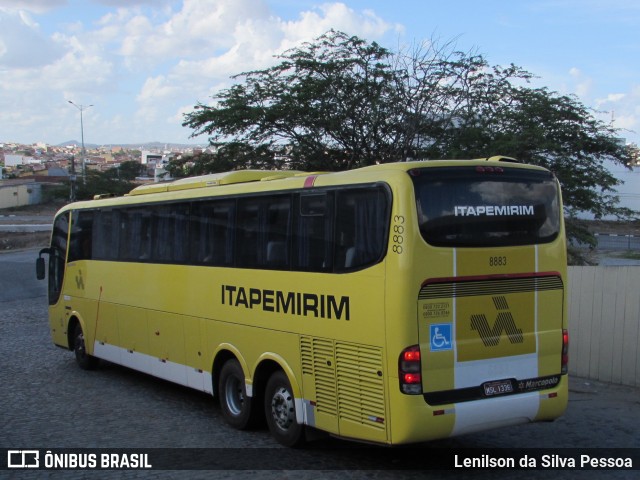 Viação Itapemirim 8883 na cidade de Caruaru, Pernambuco, Brasil, por Lenilson da Silva Pessoa. ID da foto: 10707373.