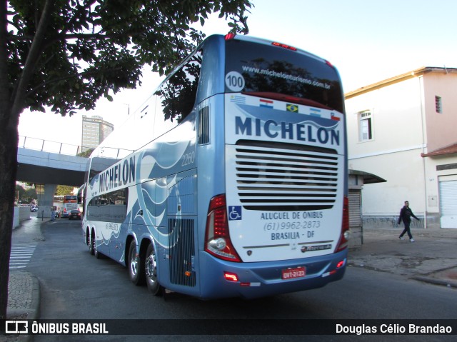 Michelon Turismo 2260 na cidade de Belo Horizonte, Minas Gerais, Brasil, por Douglas Célio Brandao. Número da foto: #10708001.