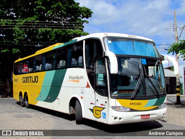 Empresa Gontijo de Transportes 14580 na cidade de Pirapora, Minas Gerais, Brasil, por Andrew Campos. ID da foto: 10712915.