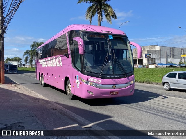 Viação Águia Branca 26800 na cidade de Serra, Espírito Santo, Brasil, por Marcos Demetrio. Número da foto: #10712023.