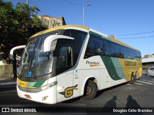 Empresa Gontijo de Transportes 18700 na cidade de Belo Horizonte, Minas Gerais, Brasil, por Douglas Célio Brandao. ID da foto: 10713359.