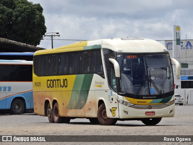 Empresa Gontijo de Transportes 19120 na cidade de Vitória da Conquista, Bahia, Brasil, por Rava Ogawa. ID da foto: 10713228.