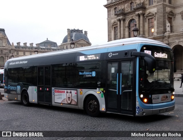 RATP - Régie Autonome des Transports Parisiens 0621 na cidade de Paris, Île-de-France, França, por Michel Soares da Rocha. Número da foto: #10713092.