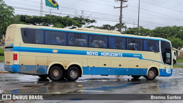 Viação Novo Horizonte 1031111 na cidade de Taguatinga, Distrito Federal, Brasil, por Brenno Santos. ID da foto: 10711451.