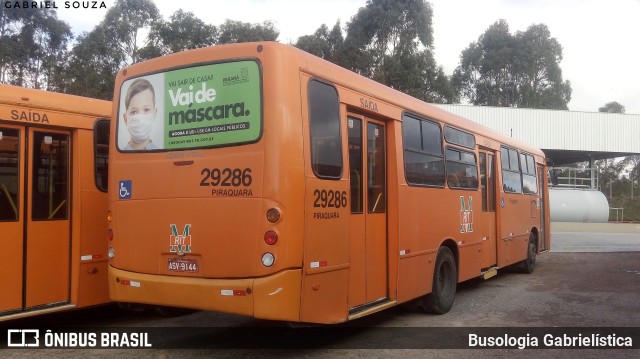 Viação Piraquara 29286 na cidade de Piraquara, Paraná, Brasil, por Busologia Gabrielística. Número da foto: #10711771.