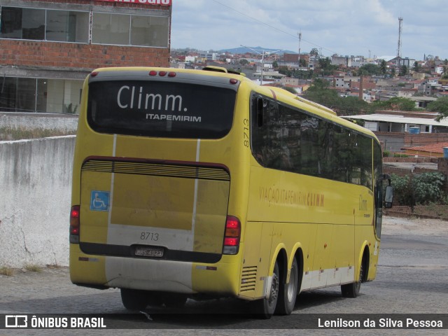 Viação Itapemirim 8713 na cidade de Caruaru, Pernambuco, Brasil, por Lenilson da Silva Pessoa. ID da foto: 10713285.