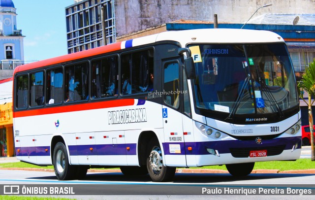 Viação Piracicabana 3031 na cidade de São José dos Campos, São Paulo, Brasil, por Paulo Henrique Pereira Borges. Número da foto: #10714293.