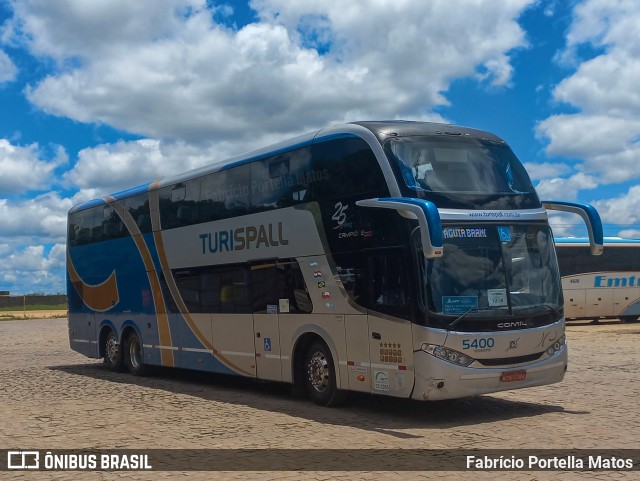 Turispall Transporte e Turismo 5400 na cidade de Vitória da Conquista, Bahia, Brasil, por Fabrício Portella Matos. ID da foto: 10713456.