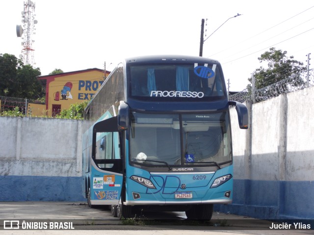 Auto Viação Progresso 6209 na cidade de Teresina, Piauí, Brasil, por Juciêr Ylias. ID da foto: 10713156.