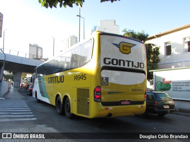 Empresa Gontijo de Transportes 14945 na cidade de Belo Horizonte, Minas Gerais, Brasil, por Douglas Célio Brandao. ID da foto: 10713364.