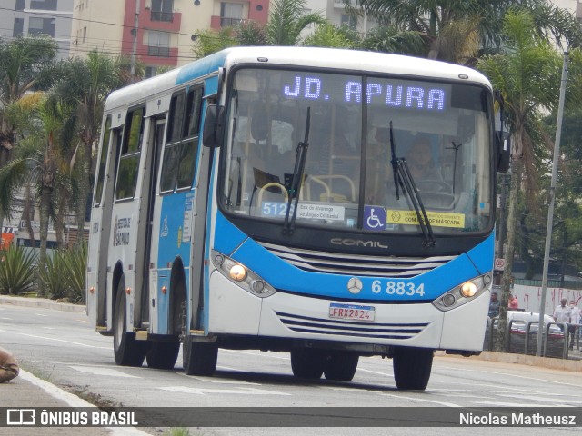 Cooper Líder > A2 Transportes 6 8834 na cidade de São Paulo, São Paulo, Brasil, por Nicolas Matheusz. Número da foto: #10711885.