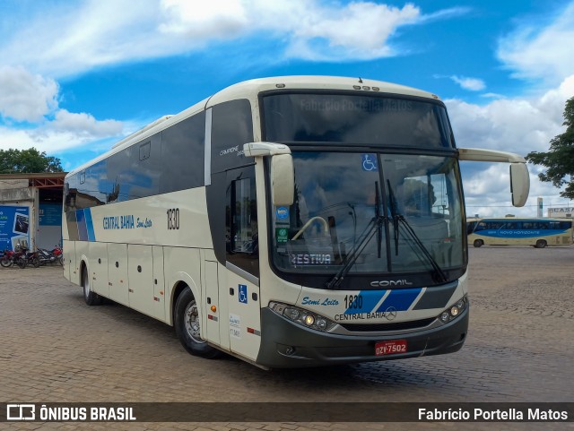 Viação Central Bahia de Transportes 1830 na cidade de Vitória da Conquista, Bahia, Brasil, por Fabrício Portella Matos. ID da foto: 10710955.