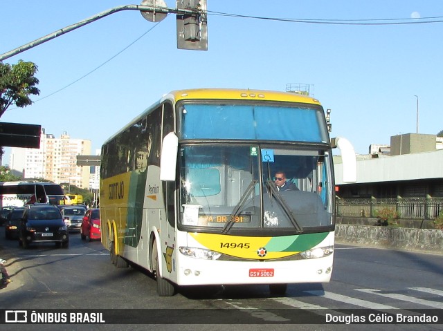 Empresa Gontijo de Transportes 14945 na cidade de Belo Horizonte, Minas Gerais, Brasil, por Douglas Célio Brandao. ID da foto: 10713361.